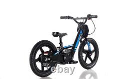 Revvi 16 Kids Electric Balance Bike Blue 250w Brushless Motor