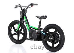 Revvi 16 Kids Electric Balance Bike Green 250w Brushless Motor