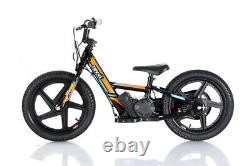 Revvi 16 Kids Electric Balance Bike Orange 250w Brushless Motor