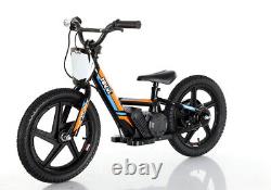 Revvi 16 Kids Electric Balance Bike Orange 250w Brushless Motor