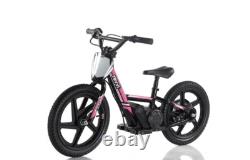 Revvi 16 Kids Electric Balance Bike Pink 250w Brushless Motor