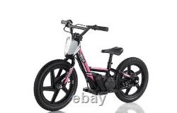 Revvi 16 Kids Electric Balance Bike Pink 250w Brushless Motor