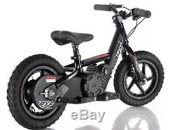 Revvi Electric Childrens Balance Bike 12 Black IN STOCK NOW NEXT DAY DELIVERY