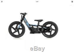 Revvi Electric Childrens Balance Bike 12 inch wheels Blue August Pre Order