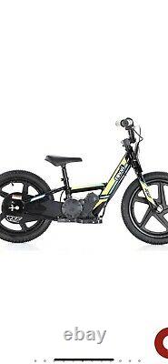 Revvi Electric Childrens Balance Bike Mx / Pit Bike 16 wheels Yellow