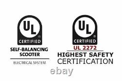 Rose Gold 6.5 UL2272 Certified Hoverboard Swegway & LED Wheels +HoverBike Black