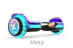 Rose Gold ZIMX POWER G11 Infinity LED Wheels and LED Footpads Hoverboard UL2272