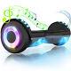 Sisigad Hoverboard 6.5inch Scooter Bluetooth Self Electric Board Led Balancing