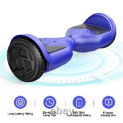SISIGAD Hoverboard 6.5inch Scooter Bluetooth Self Electric Board Led Balancing