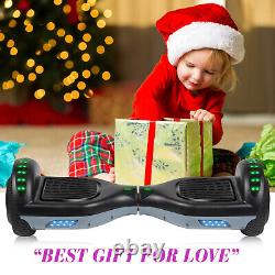 SISIGAD Hoverboard 6.5inch Scooter Bluetooth Self Electric Board Led Balancing