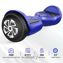 SISIGAD Hoverboard 6.5inch Scooter Bluetooth Self Electric Board Led Balancing
