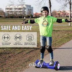 SISIGAD Hoverboard 6.5inch Scooter Bluetooth Self Electric Board Led Balancing