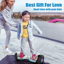 SISIGAD Hoverboard 8.5inch Scooter Bluetooth Self Electric Board Led Balancing