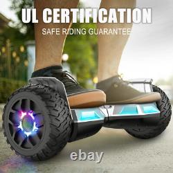 SISIGAD Hoverboard 8.5inch Scooter Bluetooth Self Electric Board Led Balancing