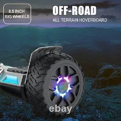 SISIGAD Hoverboard 8.5inch Scooter Bluetooth Self Electric Board Led Balancing