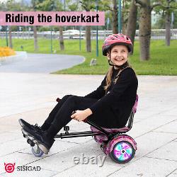 SISIGAD Hoverboard & Hoverkart Scooter Bluetooth Self Electric Board Balancing