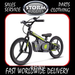 STORM 16 KIDS 170w 24v ELECTRIC BALANCE BIKE BLACK STUNNING NEW MODEL