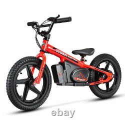 STORM 16 KIDS 170w 24v ELECTRIC BALANCE BIKE RED STUNNING NEW 2021 MODEL