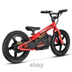 STORM 16 KIDS 170w 24v ELECTRIC BALANCE BIKE RED STUNNING NEW 2021 MODEL