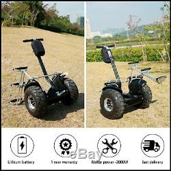 Self Balance Electric Vehicle 2000W 48V Two Wheel 19 inch 18Kmh Off Road Outdoor