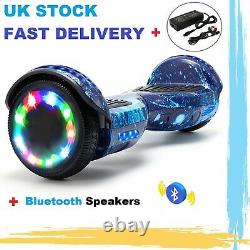 Self Balancing Electric Scooter HOVERBOARD LED 6.5 Swegway Galaxy Blue