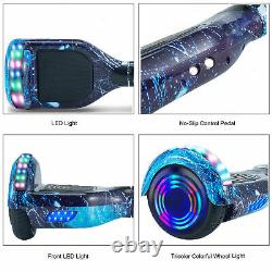 Self Balancing Electric Scooter HOVERBOARD LED 6.5 Swegway Galaxy Blue