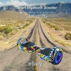 Self Balancing Electric Scooter HOVERBOARD LED 6.5 Swegway Graffiti Hip Hop