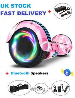 Self Balancing Electric Scooter HOVERBOARD LED 6.5 Swegway Pink Camoflouge