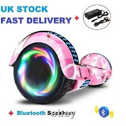 Self Balancing Electric Scooter HOVERBOARD LED 6.5 Swegway Pink Camoflouge