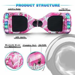 Self Balancing Electric Scooter HOVERBOARD LED 6.5 Swegway Pink Camoflouge