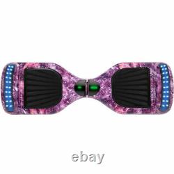 Self Balancing Electric Scooter HOVERBOARD LED 6.5 Swegway Purple Sky
