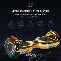 Self Balancing Scooter Bluetooth Electric Scooter Balance LED Flash wheels+App