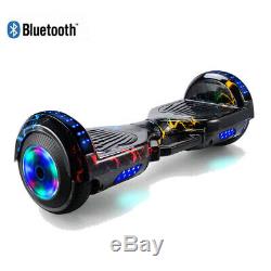 Self Balancing Scooter Electric Bluetooth Balance Board Flashy Wheels Uk