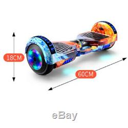 Self Balancing Scooter Electric Bluetooth Balance Board Flashy Wheels Uk