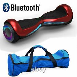 Self Balancing Scooter Electric Bluetooth Balance Board With Bag Led Wheels Uk