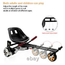 Self Electric Balancing Scooter Hoverboard HoverCart Kid Suspension GoKart Black