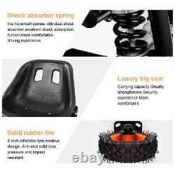 Self Electric Balancing Scooter Hoverboard HoverCart Kid Suspension GoKart Black