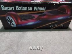 Smart Balance Wheel LED Lights Purple Plays Music Via Bluetooth Original Box