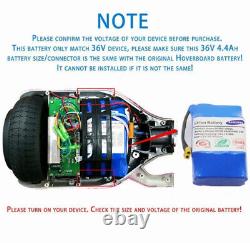 Swegway Hoveboard Electric Balance Scooter 36V Battery 4.4A/4400 Lithium battery