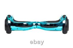 Turquoise Hb4 Hoverboard With Bluetooth, Led Wheels Ul2272 Certified + Hk8 Kart