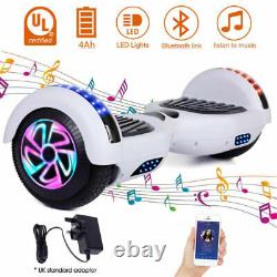 UL2272 6.5Hover board Self Balance Electric Scooter Bluetooth Speaker LED Light