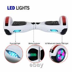 UL2272 6.5Hover board Self Balance Electric Scooter Bluetooth Speaker LED Light