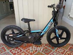 USED REVVI 16 Electric Balance Bike, Kids 5+ Blue, Good Condition