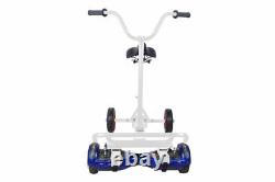 White 6.5 UL2272 Certified Hoverboard Swegway with LED Wheels + HoverBike White