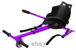 White G2 PRO 8.5 All Terrain Off Road Hoverboard UL2272 + HK4 Kart Purple