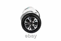 White G2 PRO 8.5 All Terrain Off Road Hoverboard UL2272 + HoverBike Black