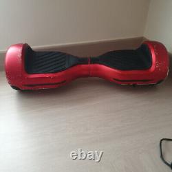 X-Glider Red/Black Battery Powered Self Balance Board Hoverboard with Charger