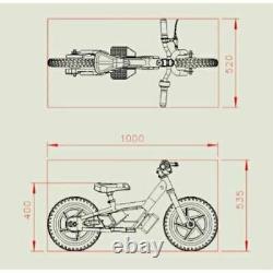 Xmas AMPED A10 Electric 5.2AH BATTERY Powered Kids/Child 3+ Balance/Moto Bikes