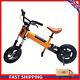 Xmas Gift 12 Inch Kids Electric Balance Bike Dirt Bike 3 Speed 6ah Battery Uk