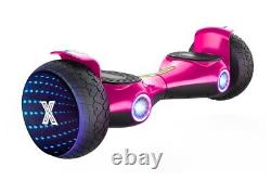 ZIMX G2 JET PINK All Terrain, 8.5 inch Off Road Bluetooth Hoverboard UL2272